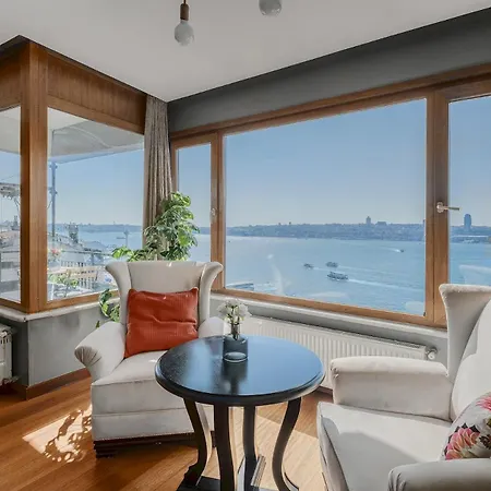 شقة Duplex Flat W Panoramic Bosphorus View And Terrace