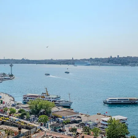 Duplex Flat W Panoramic Bosphorus View And Terrace شقة
