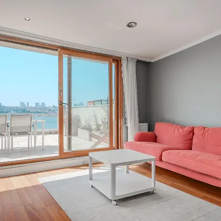 Duplex Flat W Panoramic Bosphorus View And Terrace